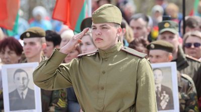 Патриотическая акция "Прорыв Победы" прошла в Ушачском районе