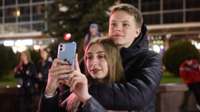 Праздничный фейерверк в Витебске