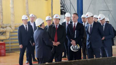 Головченко посетил Могилевский домостроительный комбинат