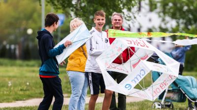 Фестиваль воздушных змеев прошел в Бресте