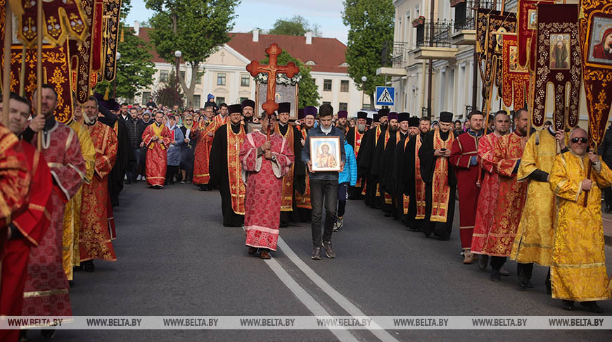 Крестный ход в честь 1030-летия православия на белорусских землях прошел в Гродно