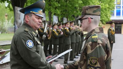 В Минске чествовали увольняемых в запас военнослужащих