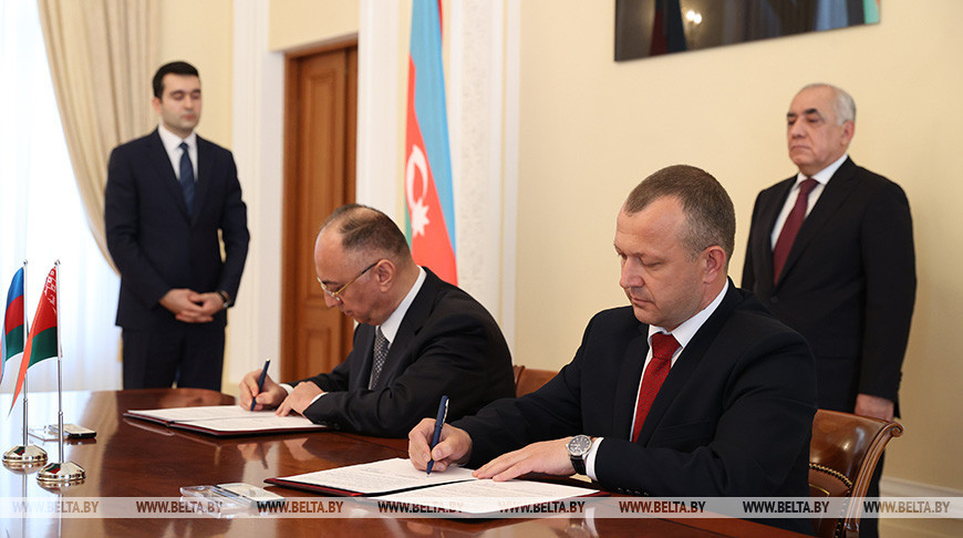 Беларусь и Азербайджан подписали документы о сотрудничестве
