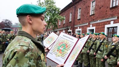Около 200 новобранцев-пограничников приняли присягу в Брестской крепости