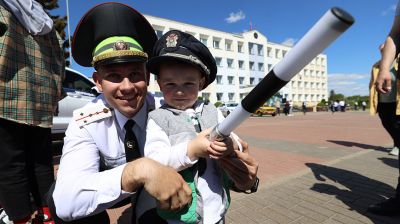 Слет-конкурс отрядов юных инспекторов дорожного движения в Сморгони