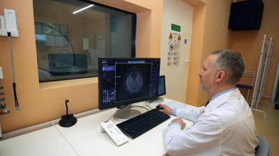 Новый аппарат МРТ ввели в работу в клинической больнице №4 Гродно