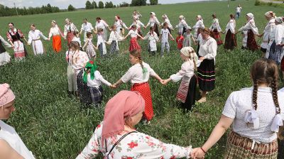 Обряд "Пахаванне стралы" провели в Ветковском районе