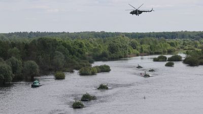 Военнослужащие 103-й Витебской воздушно-десантной бригады отработали эпизод переправы через Сож
