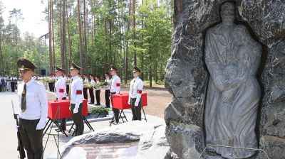 В Ченковском лесу под Гомелем перезахоронили останки мирных жителей, расстрелянных в годы войны