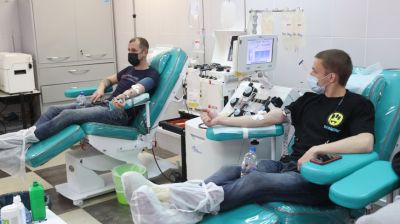 Акция по сдаче крови прошла в Городском центре трансфузиологии в Минске
