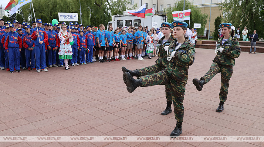 Торжественное открытие Республиканской спартакиады школьников прошло в Витебске