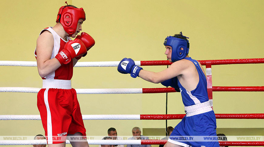 Соревнования по боксу проходят на Республиканской спартакиаде школьников в Витебске