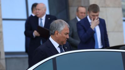 Председатель Госдумы России Володин прибыл в Минск