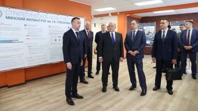 Головченко и Мишустин посетили Минский филиал Российского экономического университета