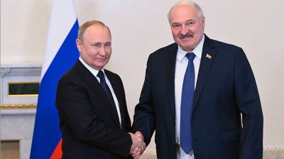 Встреча Лукашенко и Путина в Санкт-Петербурге