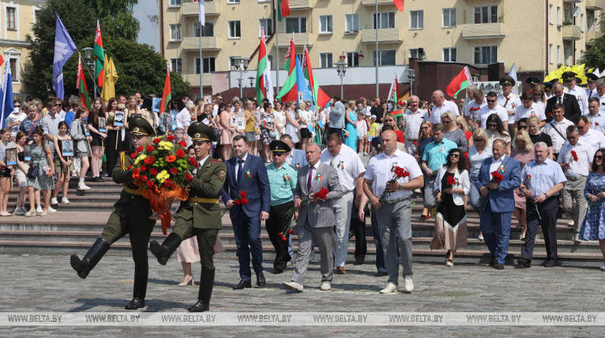 В Могилеве отмечают 78-ю годовщину освобождения города от немецко-фашистских захватчиков