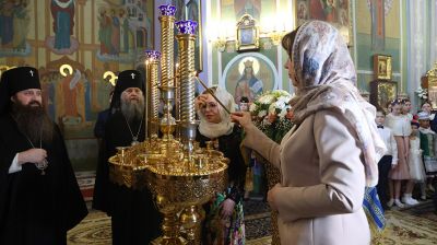 Кочанова и Матвиенко посетили женский православный монастырь в Гродно
