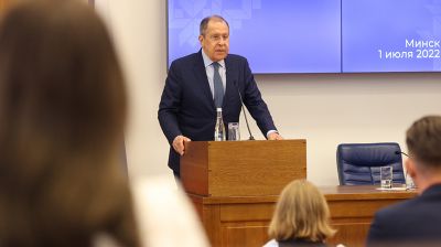 Министр иностранных дел России Сергей Лавров посетил БГУ