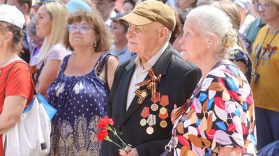 Встреча партизан и подпольщиков Беларуси, России и Латвии прошла на Кургане Дружбы в Верхнедвинском районе