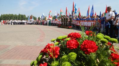 На Буйничском поле прошел митинг, посвященный Дню Независимости