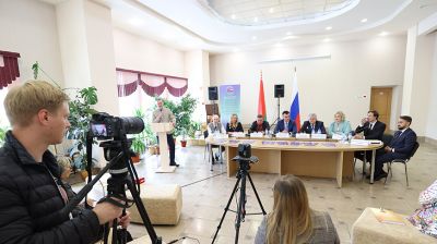 Пресс-конференция лауреатов премии Союзного государства в области литературы и искусства прошла в Витебске
