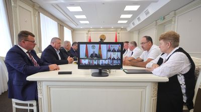 Представители Гродненской области принимают участие в селекторном совещании