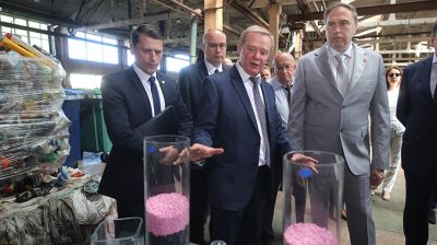 Модернизированное производство по переработке полимеров открыли в Гродно