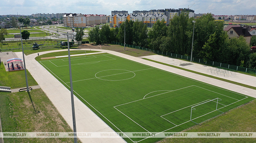 Обновленный стадион откроется в Минском областном кадетском училище
