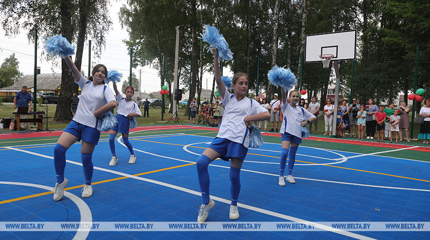 Многофункциональную спортивную площадку открыли в Вороново