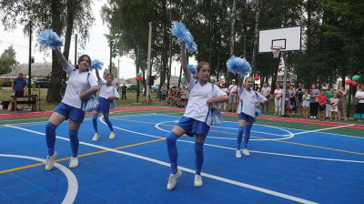 Многофункциональную спортивную площадку открыли в Вороново