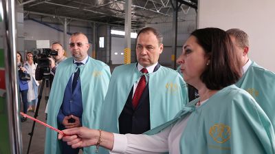 Головченко посетил Солигорскую птицефабрику