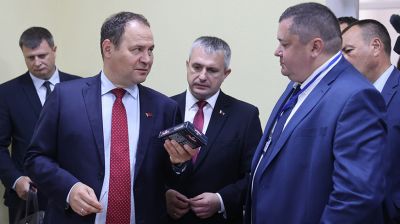 Головченко посетил Рогачевский молочно-консервный комбинат
