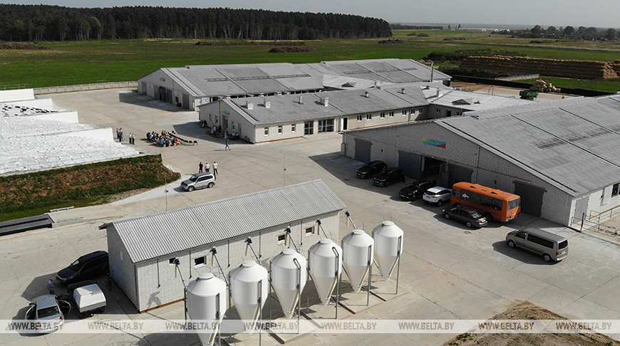 Новый молочно-товарный комплекс открыли в Щучинском районе