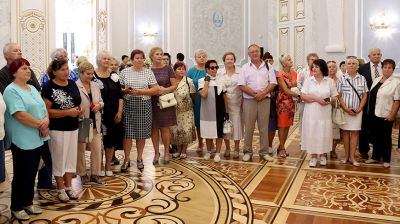 Представители Новолукомльской городской организации БООВ побывали с экскурсией во Дворце Независимости