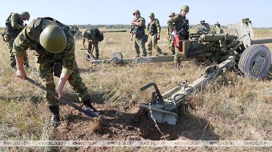 Проверка органов управления территориальной обороны Минска состоялось на Осиповичском полигоне