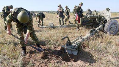 Проверка органов управления территориальной обороны Минска состоялось на Осиповичском полигоне