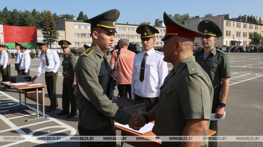 Торжественная церемония принятия военной присяги прошла в Военной академии Вооруженных Сил Республики Беларусь