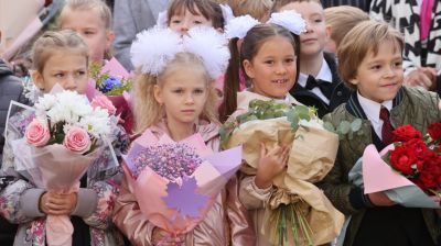 В Витебске проходит торжественная линейка, посвященная Дню знаний