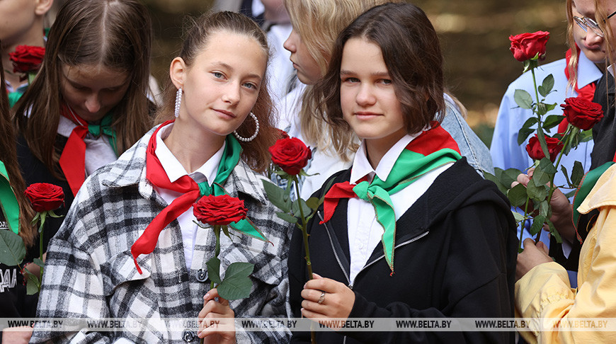 Торжественная церемония прощания с пионерским галстуком прошла в Минске