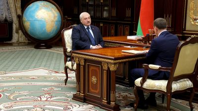 Лукашенко провел встречу с первым вице-премьером Снопковым