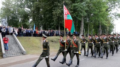 В Бешенковичском районе состоялась церемония захоронения останков летчика Коваленка, павшего в годы ВОВ