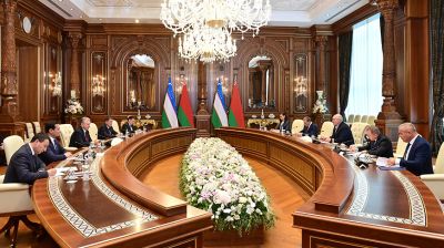 Лукашенко в Самарканде встретился с Президентом Узбекистана Шавкатом Мирзиёевым