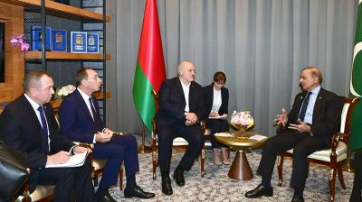Лукашенко встретился с премьер-министром Пакистана Шахбазом Шарифом