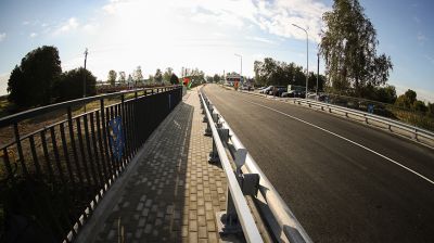 Мост через реку открыли после реконструкции в Жабинке