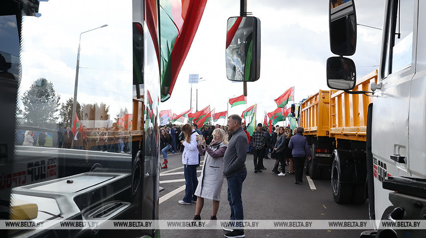 В Гомеле открыли движение по обновленному после реконструкции участку Северо-Западного обхода