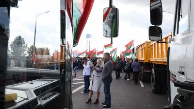 В Гомеле открыли движение по обновленному после реконструкции участку Северо-Западного обхода