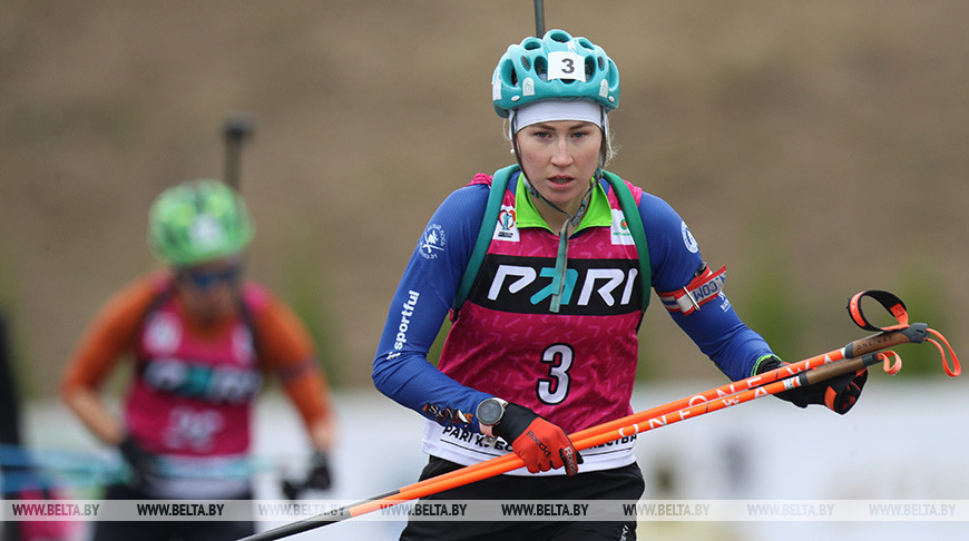 Динара Алимбекова выиграла масс-старт на этапе Кубка Содружества по биатлону в Раубичах