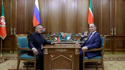 Головченко встретился с Президентом Татарстана Рустамом Миннихановым