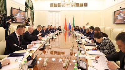Встреча расширенного формата прошла в рамках визита делегации Беларуси в Казань