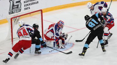 Хоккеисты минского "Динамо" обыграли ЦСКА в матче чемпионата КХЛ